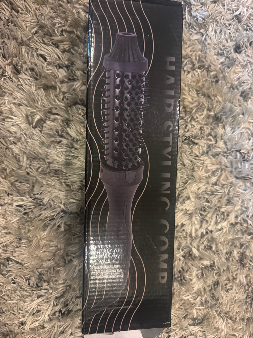 Black Hair Styling Hot Air Brush